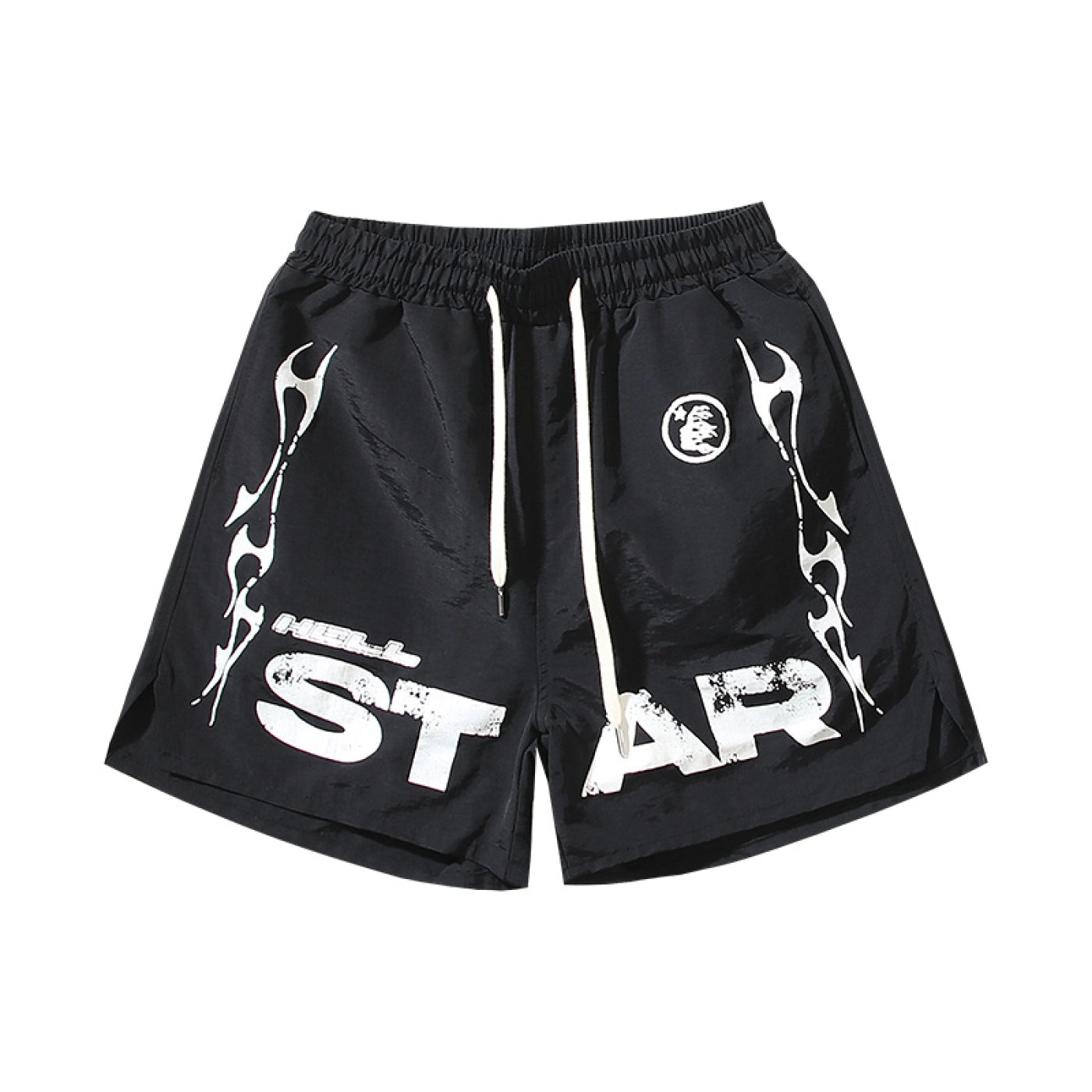 Hellstar Shorts  black and white